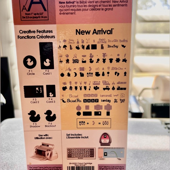 Used - Cricut Cartridge - New Arrival Shapes and Forms - Picture 3 of 3